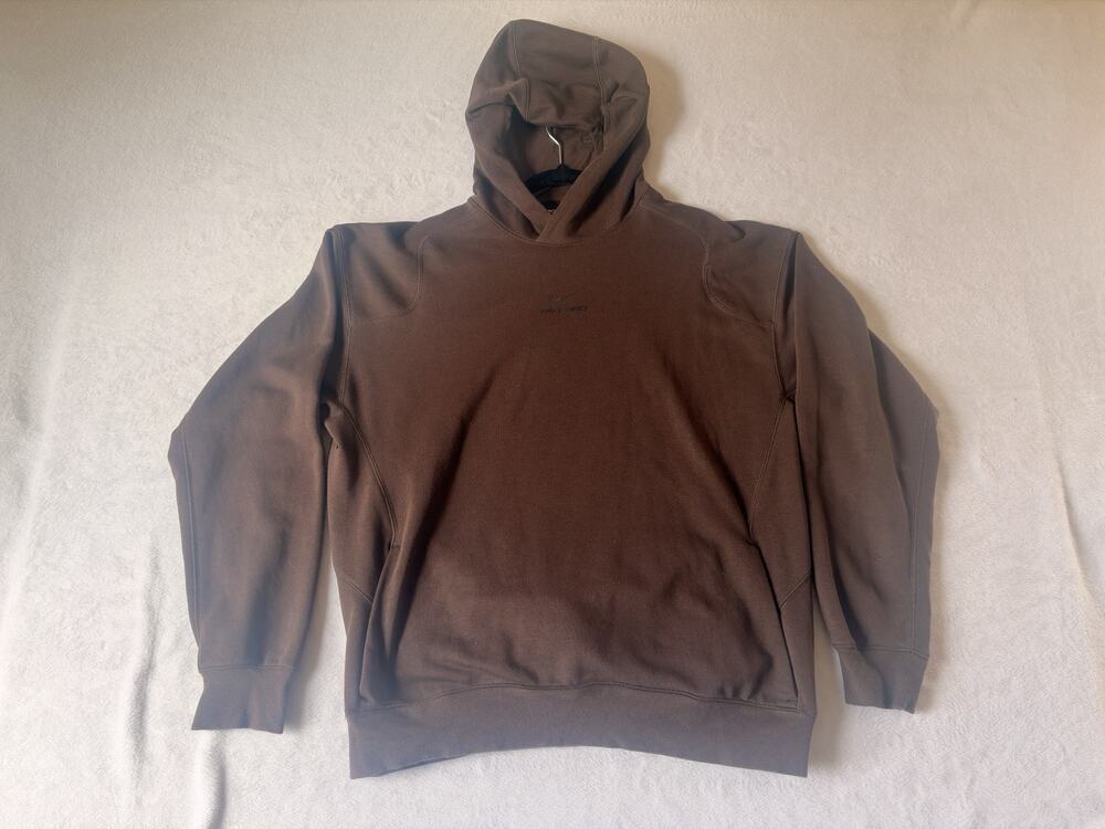 Nike Pro Dri-FIT Mid Layer Hoodie Mens Size L Brown